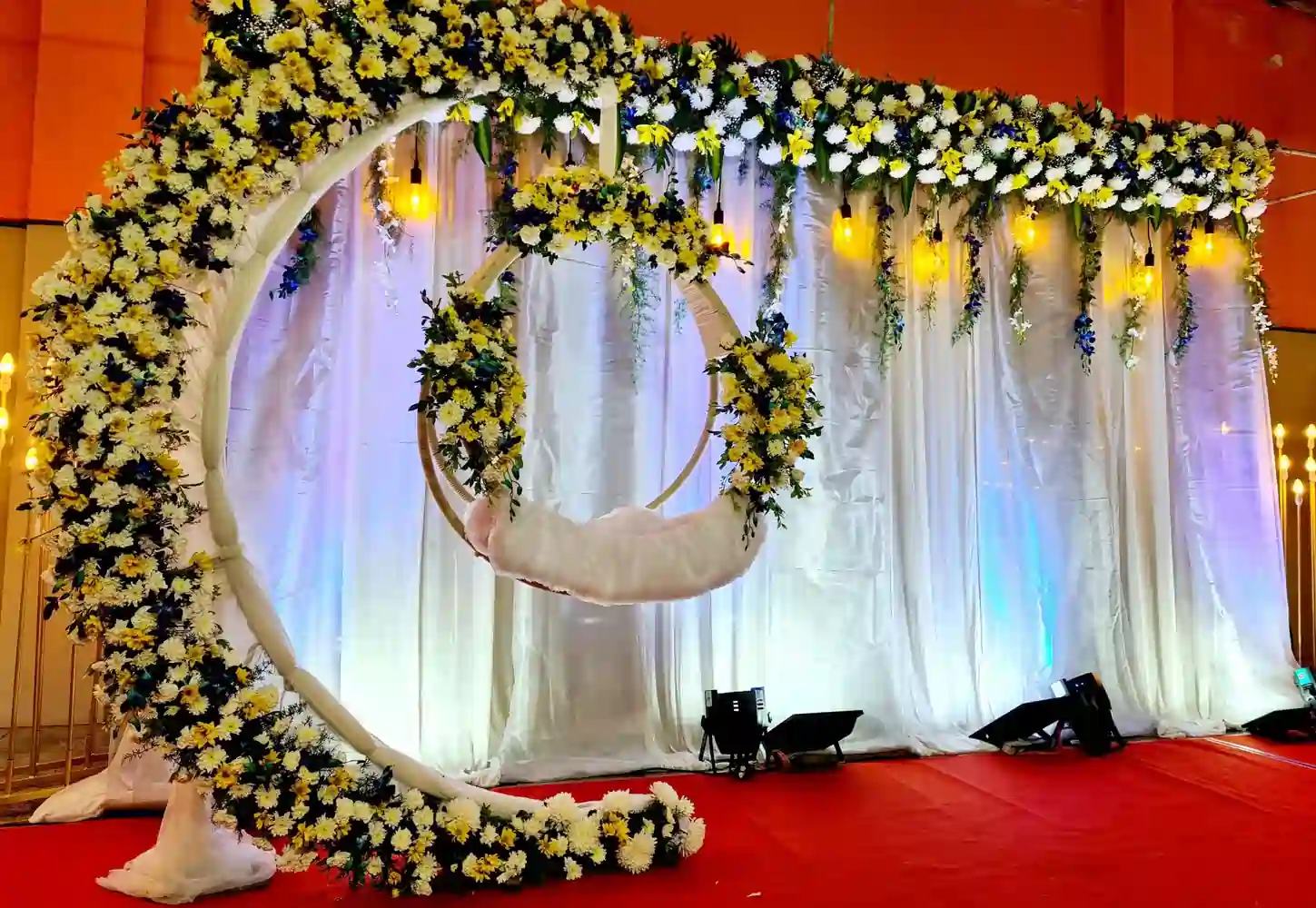 Floral Backdrop Decoration for Events in Dubai